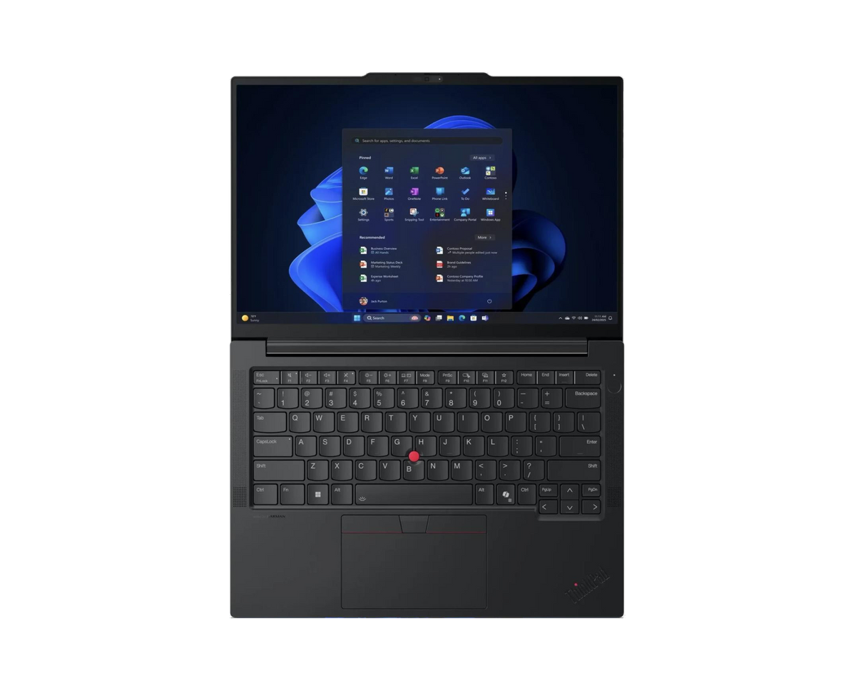 Lenovo ThinkPad E14 Gen 7 (AMD) – Tastatur von oben