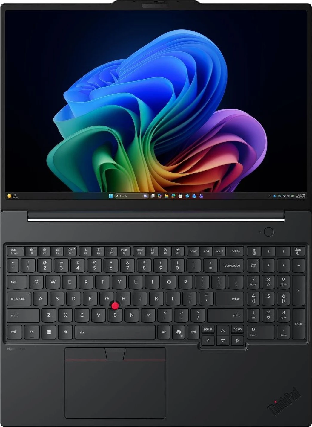 Lenovo ThinkPad T16 G5 (Intel), Core Ultra 7 355, 32GB RAM, 1TB SSD, Black