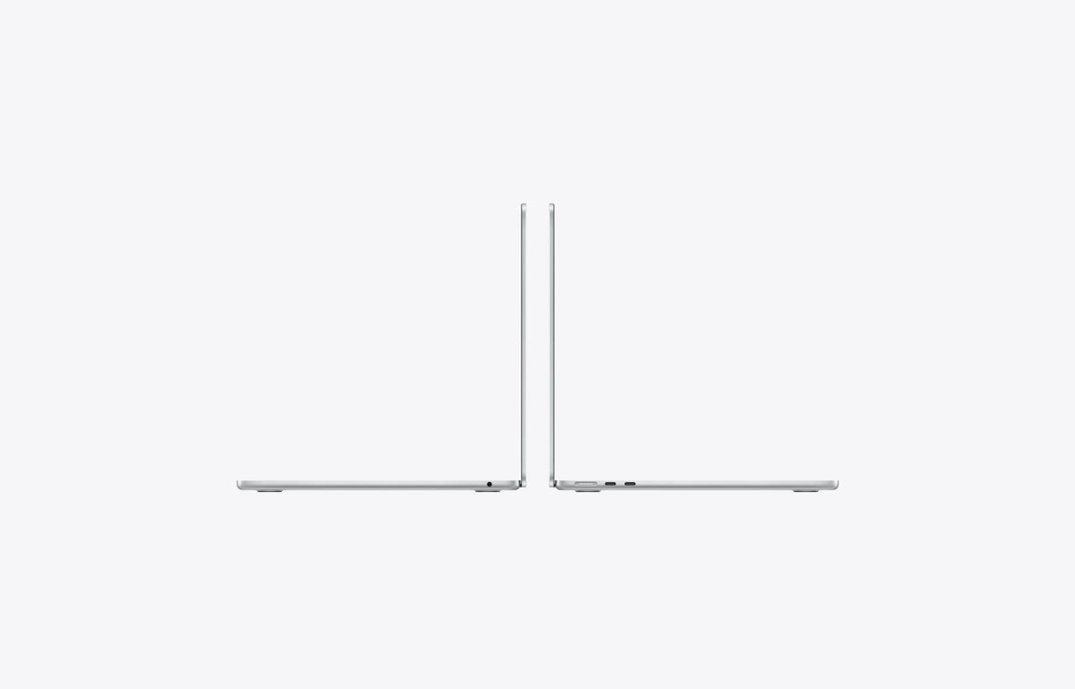 Apple MacBook Air 13" M5 Silber – Seitenansicht