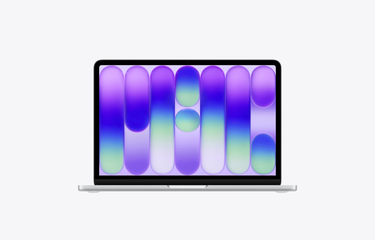 Apple MacBook Neo Silber – Vorderansicht