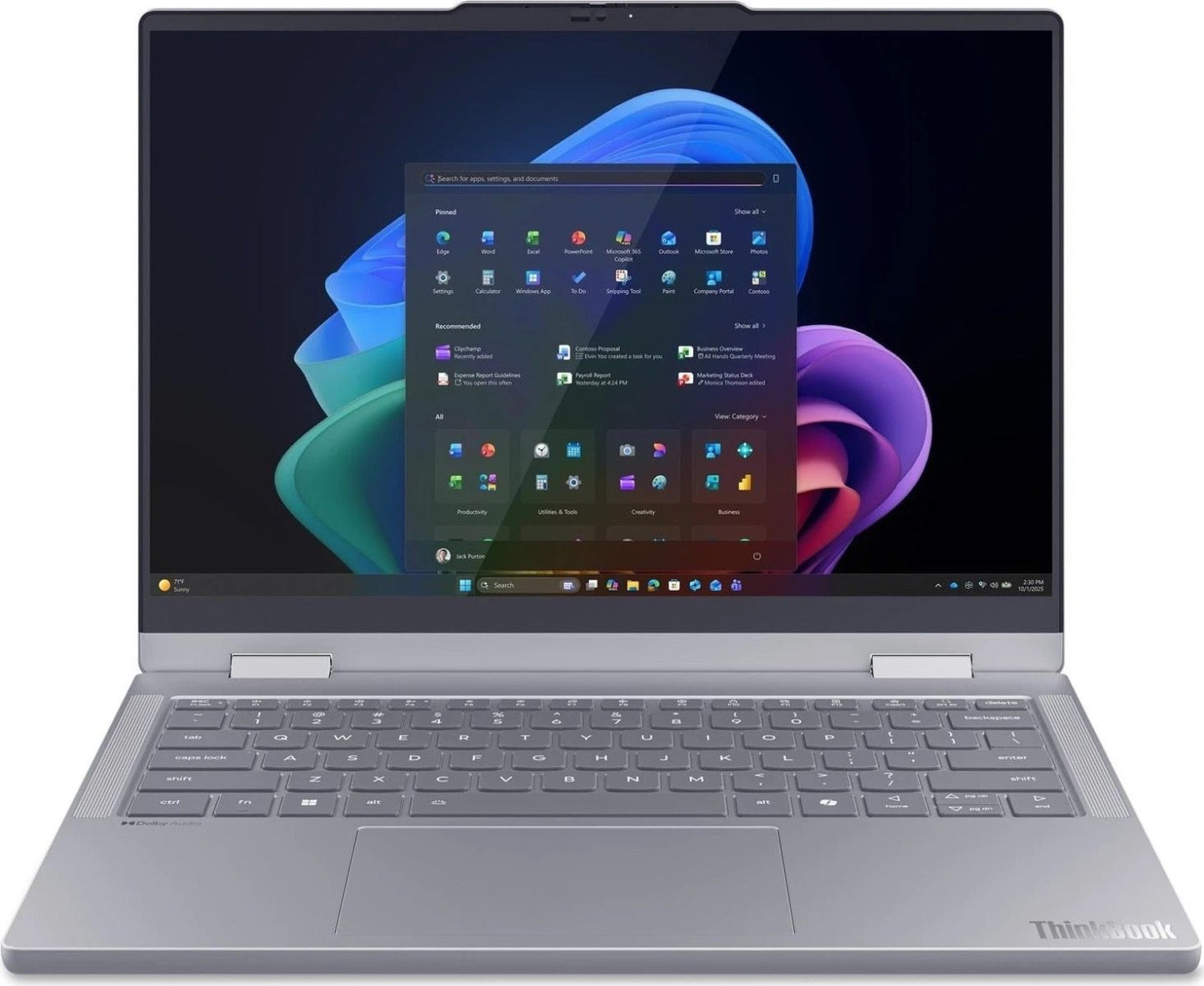 Lenovo ThinkBook 14 2-IN-1 G6 IPL, Core Ultra 5 325, 32GB RAM, 512GB SSD, Luna Grey